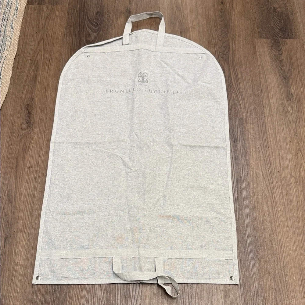 Brunello Cucinelli Linen Garment Bag Blazer Travel Bag Sleeper Bag 24
